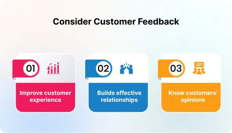 Consider Customer Feedback