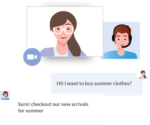 Engage and educate customers using video chat