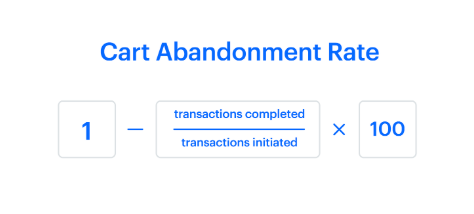 Shopping cart abandonment rate - formula